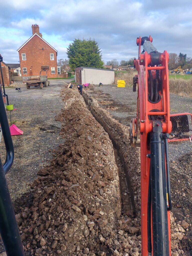 Putting Services In & Groundworks Hogsthorpe